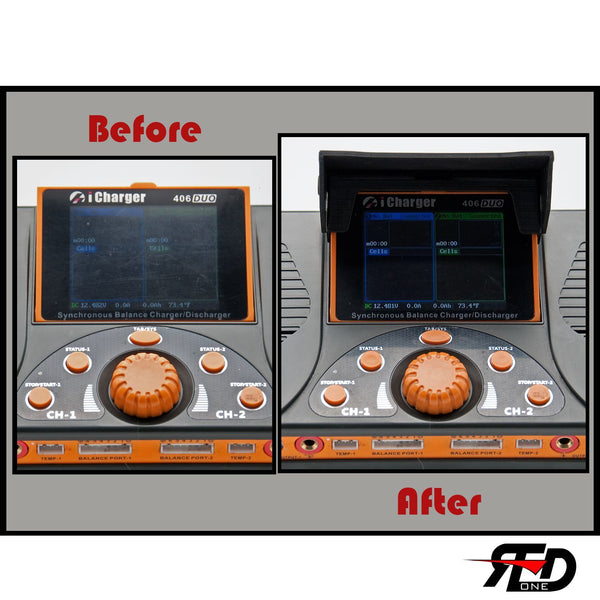 Red1RC Screen Display Hood (for iCharger 308, 406 and 4010 Duo)